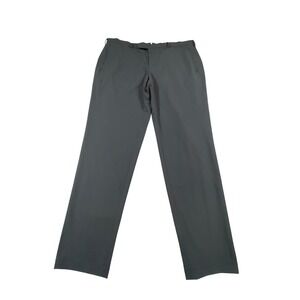 Sene Flex Tech Trousers Mens 40x31 Dark Gray Performance Stretch Commuter Pants